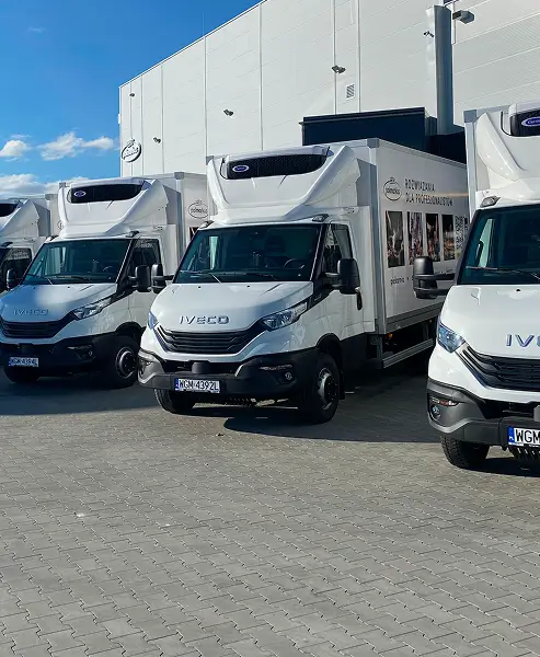 <b>Dostawy</b>, które trzymają <br>rytm Twojej piekarni.