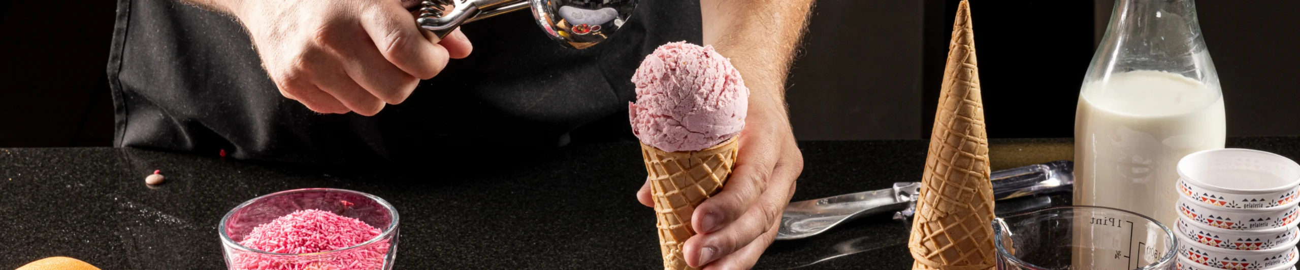 <strong>Dla lodziarni</strong>, które tworzą niepowtarzalne smaki i jakość. Każdego dnia.