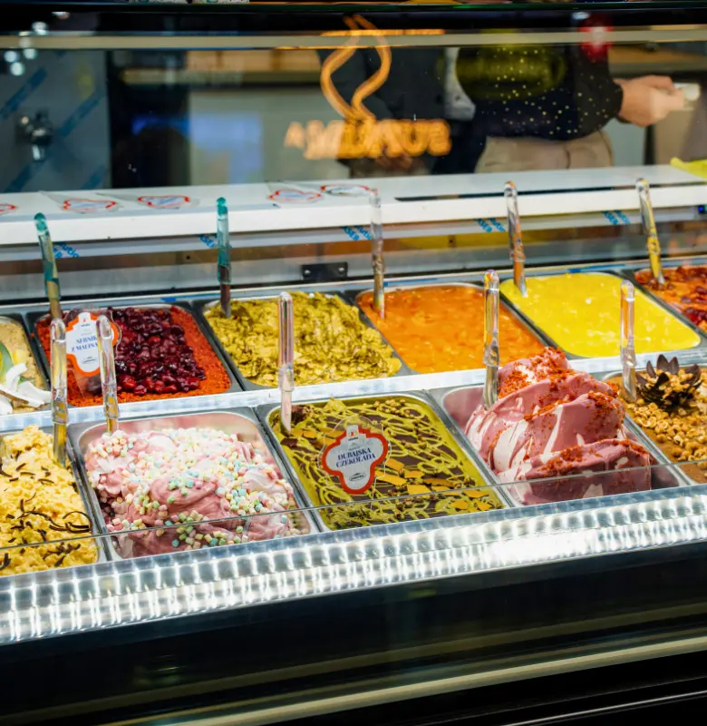 Surowce dla lodziarni